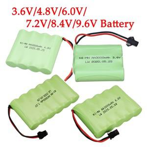 3.6V/4.8V/6V/7.2V/8.4V 3000mah NIMH AA 충전식 배터리 팩 원격 제어 장난감 자동차 트럭 탱크 보트 모델