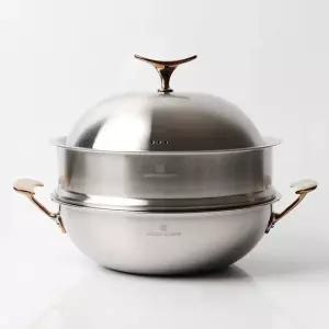 베쎄머 오리진 인덕션 316 스텐 통5중 양수 웍+스티머 찜기) 세트 24cm