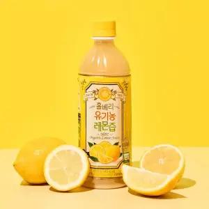 홀베리 레몬즙 레몬수 음료 샐러드 대용량 PET 500ml 6개 MNS