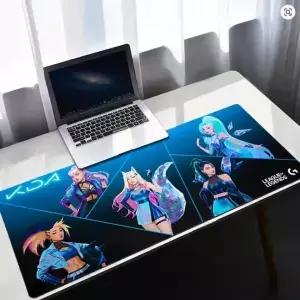 무선 매직 마우스 패드 게임용 PC 액세서리 KDA 게이머 키보드 데스크 매트 테이블 컴퓨터용