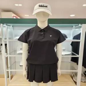 [아웃도어스/볼빅]볼빅 여성골프 우븐하이브리드 오버핏 반팔티셔츠 VLTSQ496