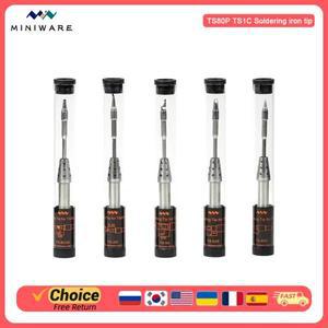 MINIWARE TS80P TS1C 납땜 인두 팁 교체 부품 장비 도구
