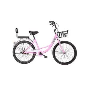24인치 바구니 여성 자전거 로드 아줌마 장보기  여자 출퇴근용 자전거