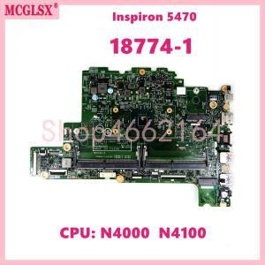 Dell Inspiron 5470 용 CPU 노트북 마더보드 18774-1 N4000 0J7P7J 0JXF68 풀 테스터기 완료 OK
