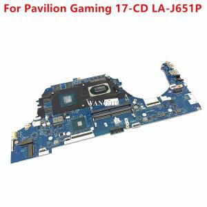 HP PILION GNG 17-CD 노트북 마더보드 GPC70 LA-J651P L92729-601 L92730-001 GTX1650TI 4GB GPU I5 I7 10