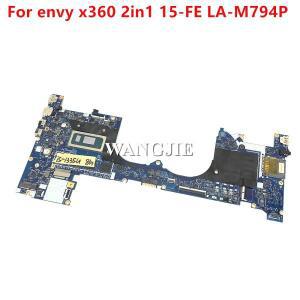 HP Envy X360 2in1 15-FE 노트북 마더보드 N49271-601 JPR50 LA-M794P 100% 오퍼레이션함