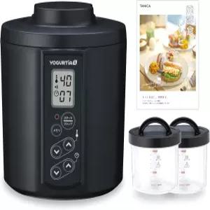 Official Latest Model·Made in Japan·Glass ContainerTANICA Yogurt Maker with HARIO Container Set of 2