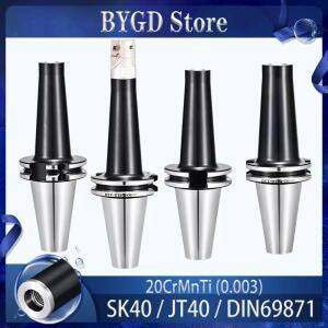 BYGD SK30 JT30 DIN69871 M10 M12 M16 70L 100L 공구 홀더 브래킷 락 톱니 척 콜렛