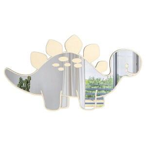 Dvehdbay 아크릴 용 거울 - 아크릴 거울 벽 스티커, 유리 깨지지 않는 거울, 벽걸이 미술, 용 장식 (공룡)