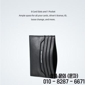 BMW X3 G01 F10 E89 F39 E60 나파 소가죽 멀티 카드케이스 클립 자동차 액세서리