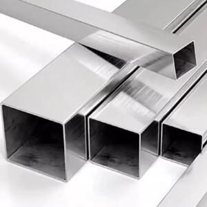 1PC 스테인레스 스틸 사각 파이프 튜브 중공 막대 소형 대형 5x5-25x50mm 길이 100 250 500mm