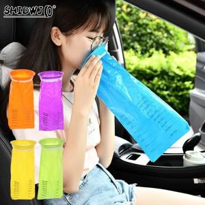 1/5/10Pcs 1000ML 깨끗한 친환경 비닐 봉투 일회용 여행 자동차 비행기 운동 병 메스꺼움 구토 청소 가방