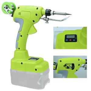 Ryobi 18V 배터리용 무선 납땜 다리미 키트, 고속 용접 도구, 디지털 디스플레이 전기 건, 없음, 75W