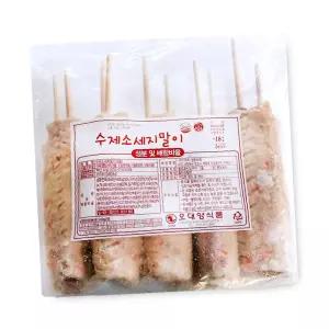 지아오 수제 소세지말이 핫바 1.35KGX10봉 135GX10P 아이들간식 꼬치어묵