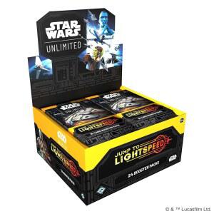 아스모디 : 무제한 TCG 점프에서 라이트스피드 부스터 디스플레이(24개 팩 세트) - 성인 12세 이상 2인 20분 플레이 시간을 위한 트레이딩 카드 게임