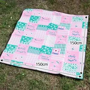 돗자리 칼라 매트 150x150cm 아기 물놀이 야외용 휴대용 여름용