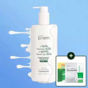 뷰티톤업 (현대Hmall)메이크프렘 안심 모이스처 클렌징 밀크 500ml(대용량)( 안티에이징 주름개선 탄력강화