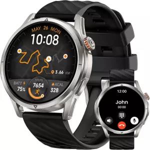 GPS가 장착된 남성용 KOSPET 매직 R10 스마트 워치 50일 배터리 수명 1.43인치 AMOLED 심박수/수면