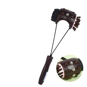 Piegricdiat Portable Massager 안마 침술 소형 손잡이형 망치 Guasha Back Massage Roller Stick 타격 신기 박타 척추 Neck Shoulder 압박 경락 경추