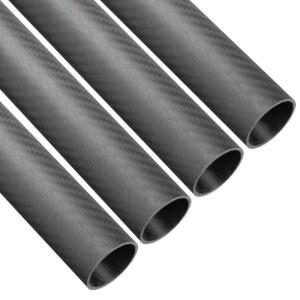 팬시윙 500mm(19.6인치) 37mm x 40mm 500mm 탄소 섬유 튜브 매트 표면 3K 롤 랩 100% 순수 쿼드콥터 멀티콥터(4PCS) u2026용