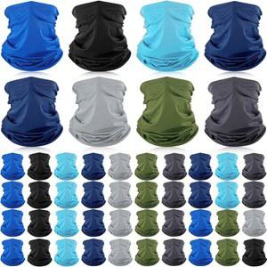 Jeeer 40pcs 넥 게이터 벌크 여름 마스크 자외선차단 얼굴 커버 스카프 발라클라바 반다나 남성 스포츠 러닝용