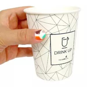 완자마켓 일회용 핫컵 330ml 10P 회사종이컵 생수컵