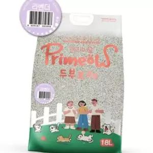 프리미요 두부모래 라벤더 18L X2개 고양이 배변처리