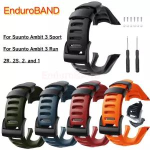 Suunto Ambit 3 시계 밴드와 호환 가능 Sport Run용 소프트 TPU 교체용 스포츠 스트랩 액세서리 손목 밴드