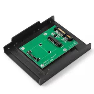 mSATA 메모리 SSD SATA 변환 어댑터 3.5형 HDD베이 장착브라켓