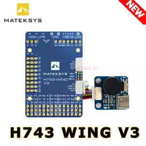 MATEK 시스템 H743-WING V3 STM32H743VIT6 3-8S RC Multirotor 비행기 고정 날개 무인 항공기 용 OSD Baro