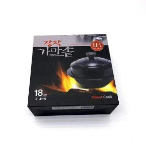 솥밥 찜솥 밥솥 찜냄비 무쇠솥 찜기 냄비 인덕션 돌솥 18cm