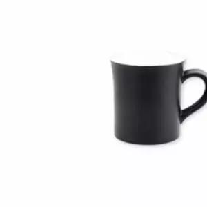 도자기머그컵 라떼 머그컵 300ml 블랙 도자기컵 커피잔