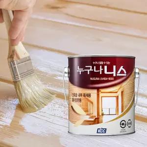 누구나니스 UV404 유광투명 4L/목재 가구 코팅 바