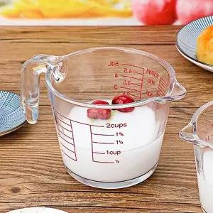 유리 계량컵 손잡이 500ml 믹싱 물코 베이킹