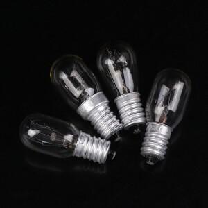 5개입 E14 10W 220V-230V 백열 전구 소금 램프 냉장고 오븐 교체용 조명