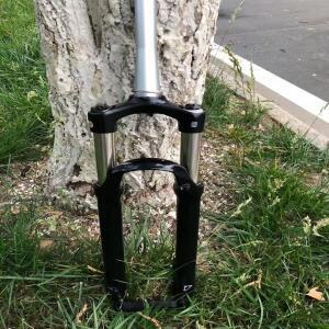 SR SUNTOUR XCR 32 자전거 포크 26/27.5인치 테이퍼드 17cm 헤드 튜브 서스펜션 에어 산악 리모컨 포함 225