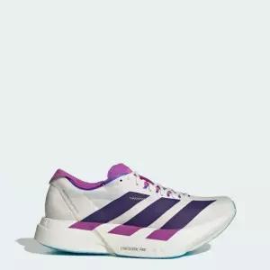 [아디다스] 아디제로 아디오스 프로 4 Women Running - Core White Collegiate Purple Semi Blue B