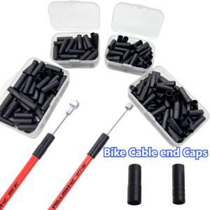 30/60개 자전거 브레이크 기어 외부 케이블 엔드 캡 4mm 변속 5mm 커버 와이어 팁 하우징