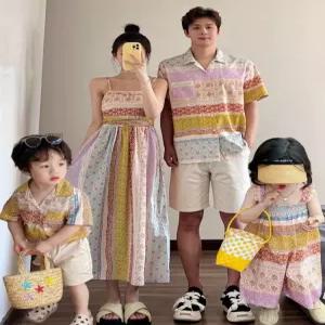 픽노바 하와이안 패밀리룩 하와이안패밀리룩 꽃무늬