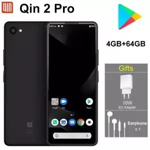 글로벌 버전 QIN 2 프로 풀 스크린 폰 4G 네트워크 와이파이 5.05 인치 2000mAh 안드로이드 9.0 SC9863A
