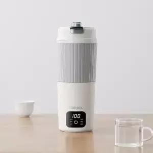 650ml 휴대용 전기 주전자 여행용 물 끓이기 컵 보온병 스마트 티포트 온도 조절 LED 디스플레이 포함