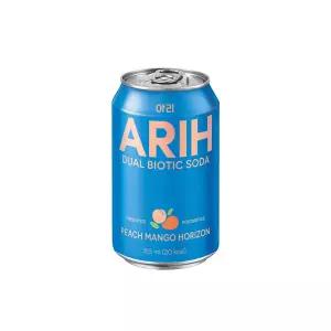 아리 ARIH 듀얼바이오틱소다 피치망고호라이즌 (24개) 복숭아+망고맛