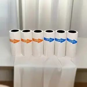 57x25mm 미니 프린터용 이지필 컬러 감열 스티커 용지 - 플래너 메모 및 수정에 적합