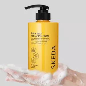 스케다 남자 데일리 딥 클렌징폼 데일리 각질 피지관리 대용량 500ml