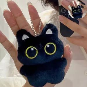 검정 고양이 인형 키링 가방꾸미기