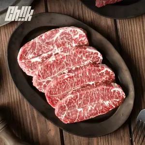 치익 소고기 부채살 스테이크 구이세트 600g(부채살300g x 2팩)