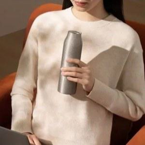 미지아 아웃도어 티타늄 보온컵 휴대용 순수 내부 포트 항균 장시간 진공 단열 아이스 음료컵