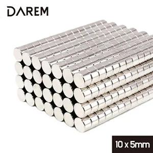 고품질 네오디뮴 자석 원형 10x5mm 단품 자석공예 원형 소형 네오디움 영구 희토류자석 WFNIK6B