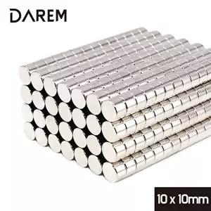 고품질 원형 마그넷 자석 10mm 10개 세트 원형자석 세트 10p 자석마그넷 부품 원형 소형 네오디움 WFNIK6G