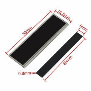 6버튼/BC1 온보드 컴퓨터 장치 87-91 BMW E24 E28 E30 용 1pcss 전도성 스트립 자동차 LCD 수리 디스플레이